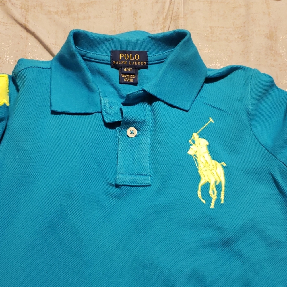 Boys 3 button collared POLO shirts